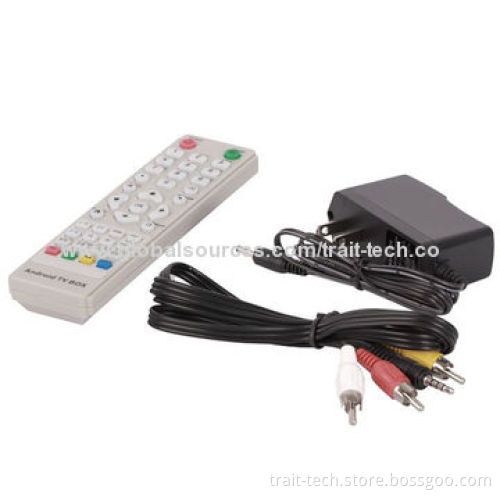 Android 4.0 Media HD 1080P Smart TV Box with WIFI, HDMI + USB + RJ45 Interface